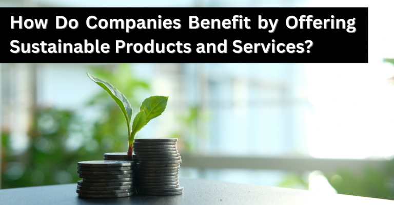 How Do Companies Benefit by Offering Sustainable Products and Services?